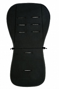 Матрасик вкладыш из ткани Lifeline Polyester с покрытием 3D Mesh, размер 83 x 42 см., цвет черный (Altabebe, AL3005L-02)